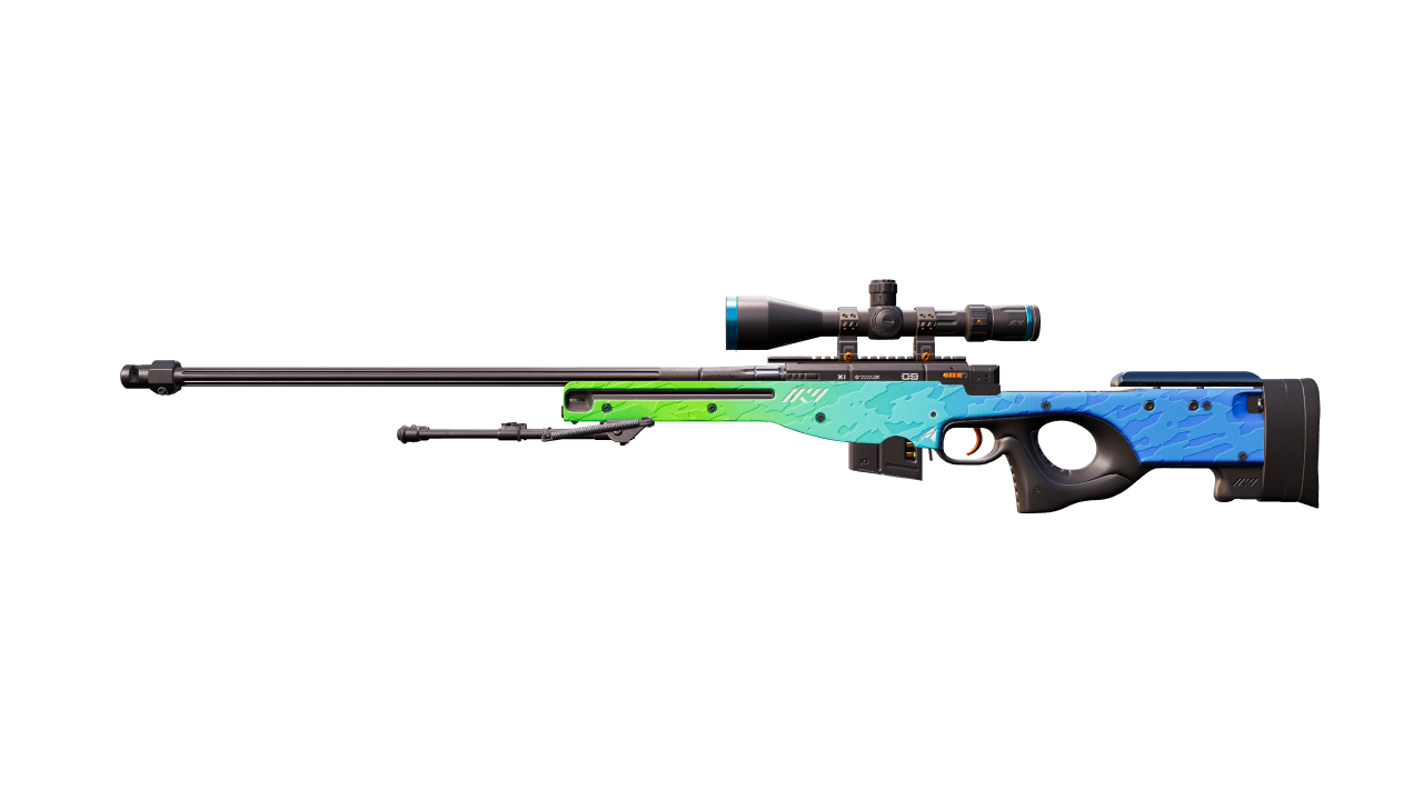 Front view of AWP | Ice Coaled