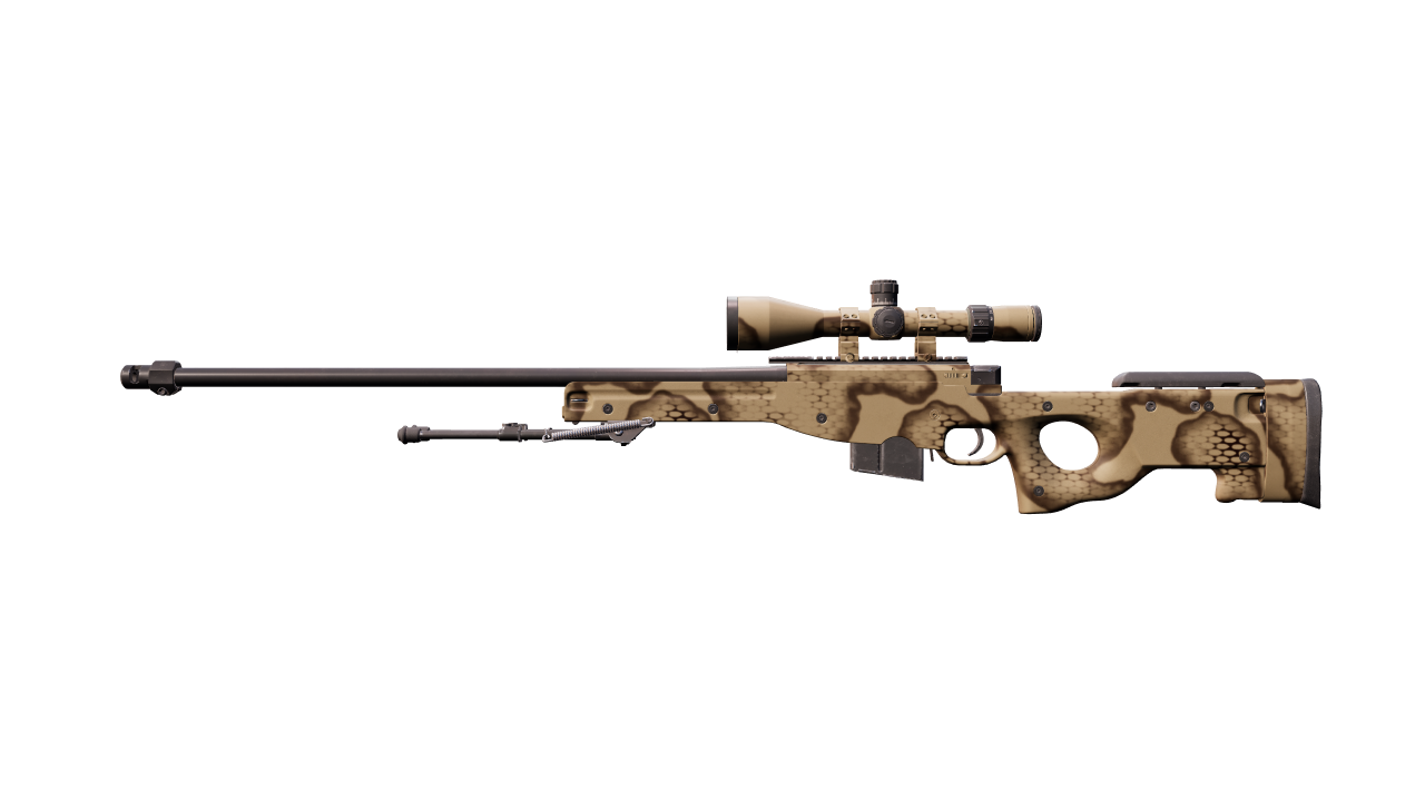 Front view of AWP | Snake Camo