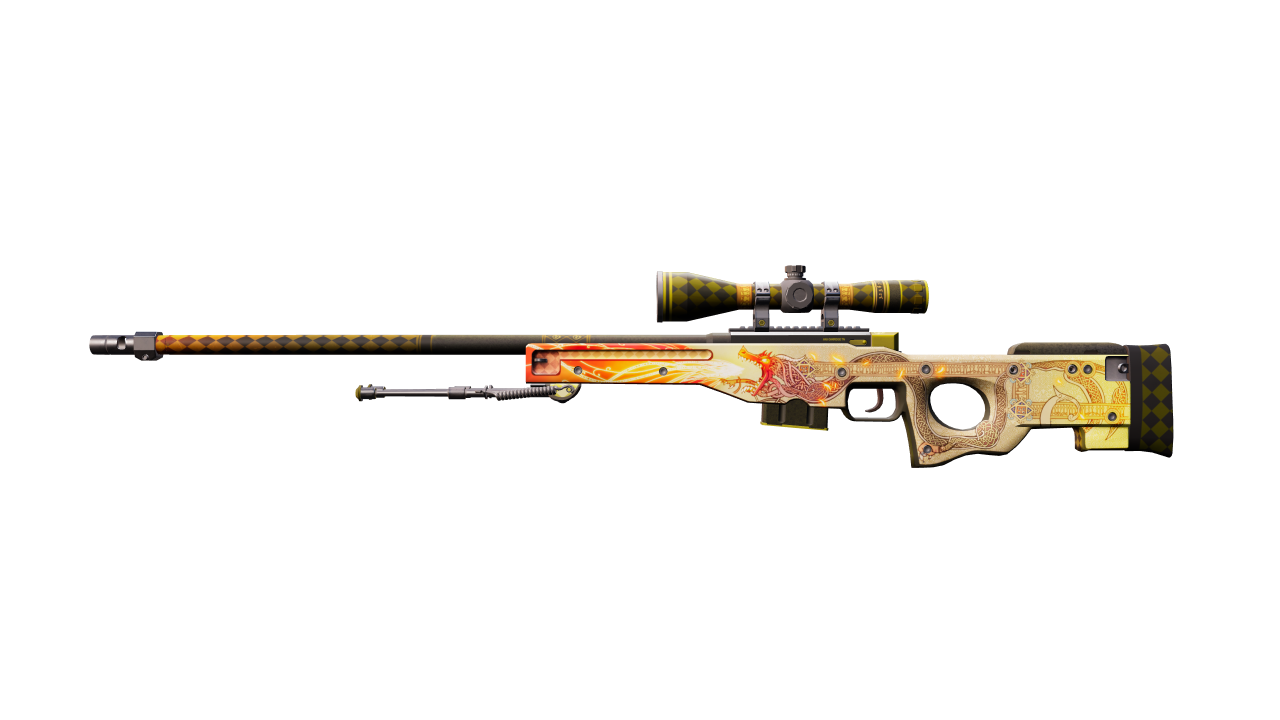 Front view of AWP | Dragon Lore