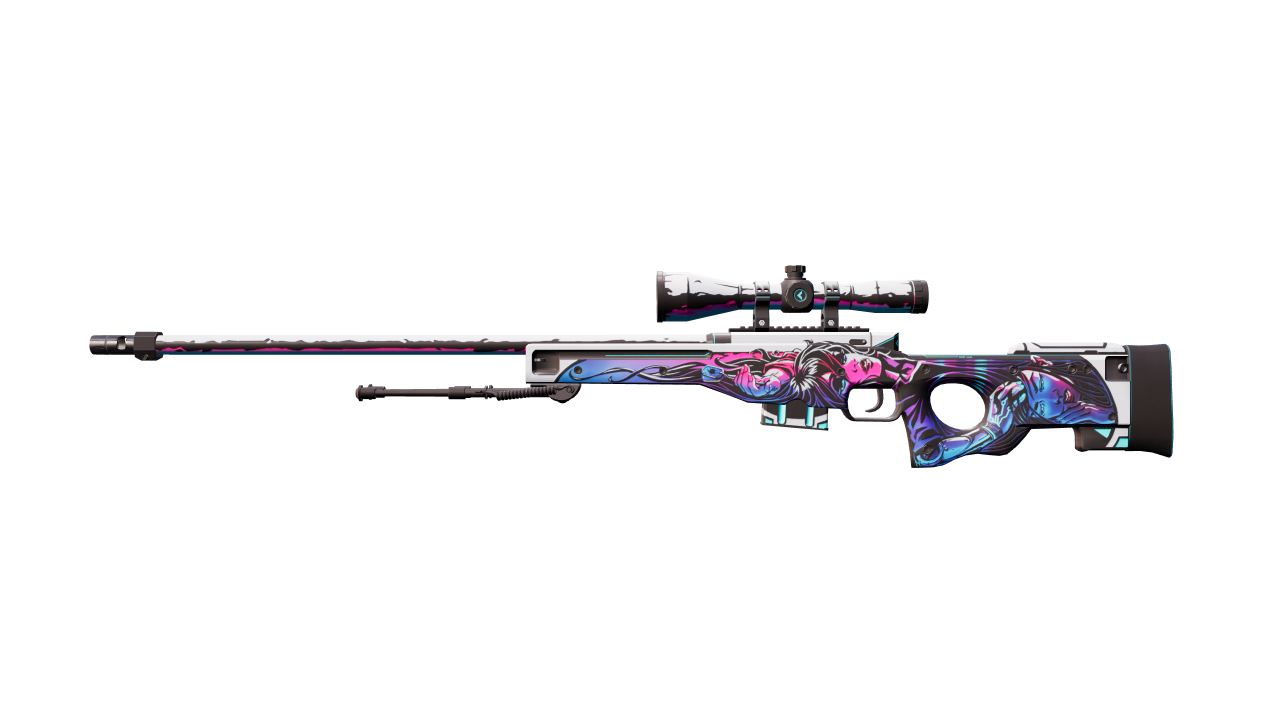 Front view of AWP | Neo-Noir