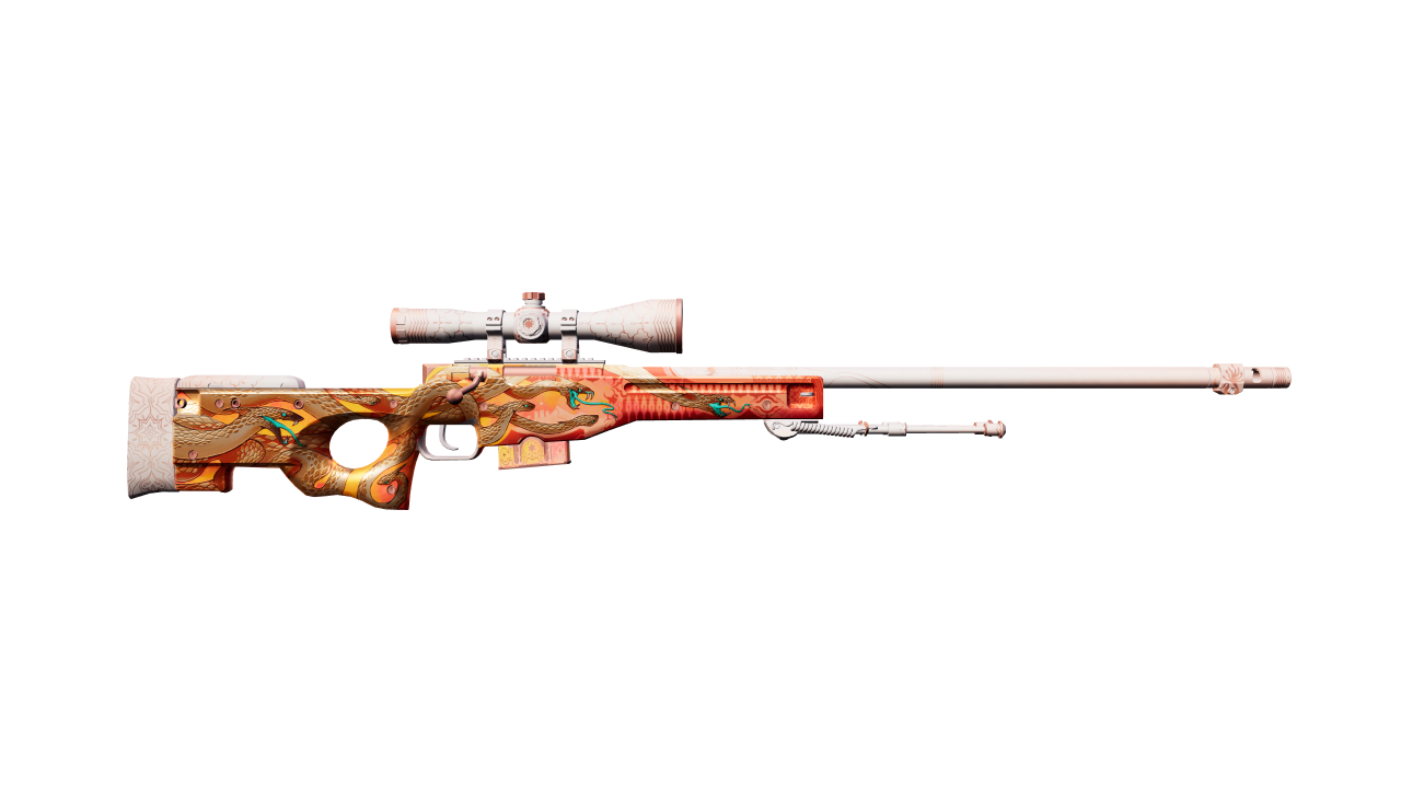 Back view of AWP | Desert Hydra