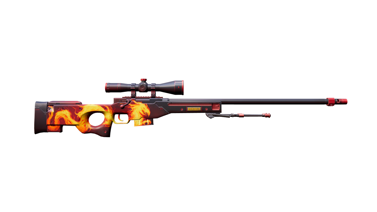 Back view of AWP | Wildfire